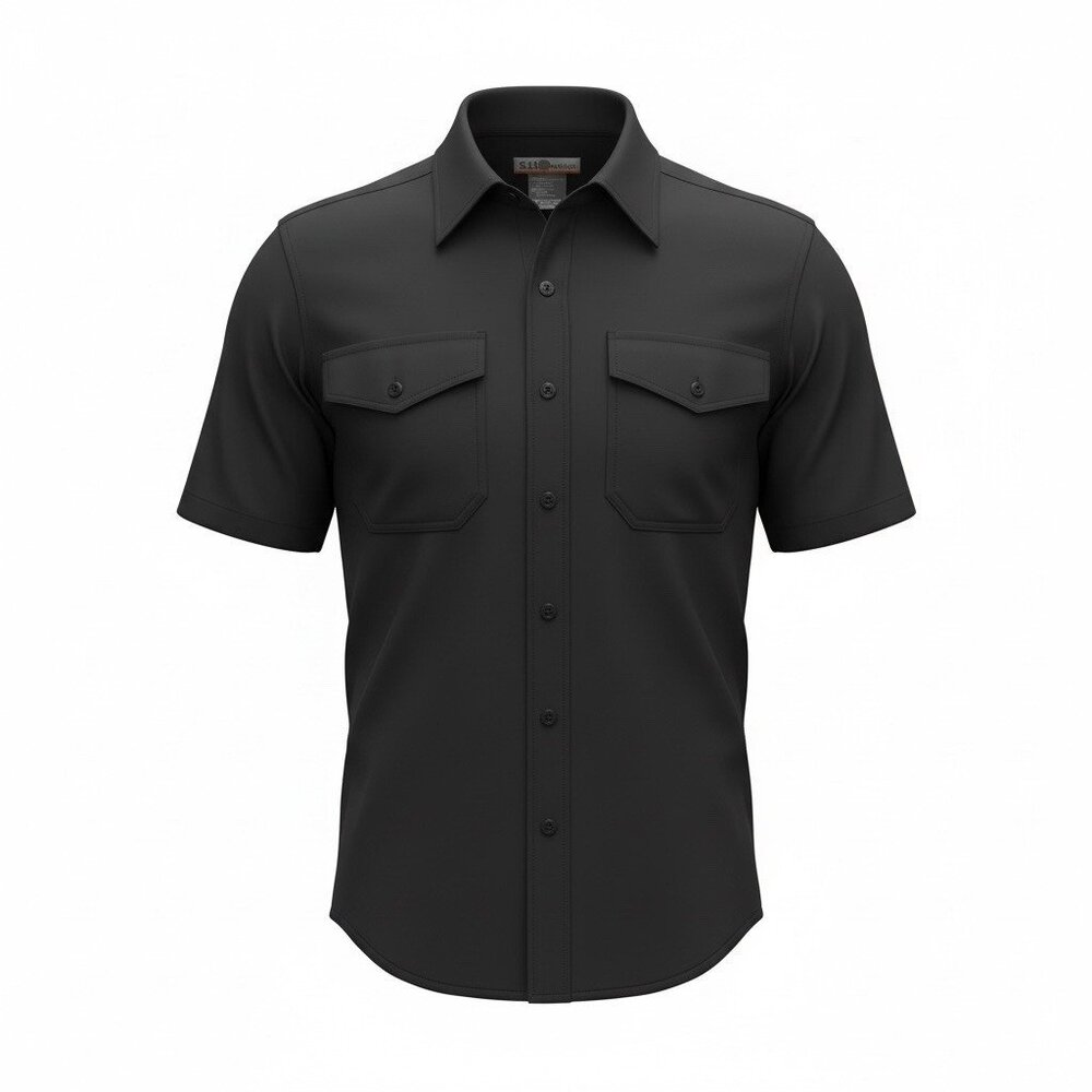 New 5.11 Tactical Navy PDU Class A Poly Wool Twill Shirt Zip Button Mens M